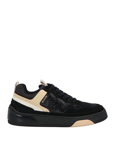 BLUGIRL Sneakers Black Leather, Textile fibres