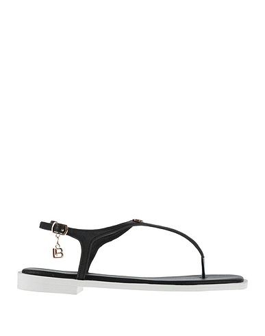 LAURA BIAGIOTTI Infradito Nero Fibre tessili