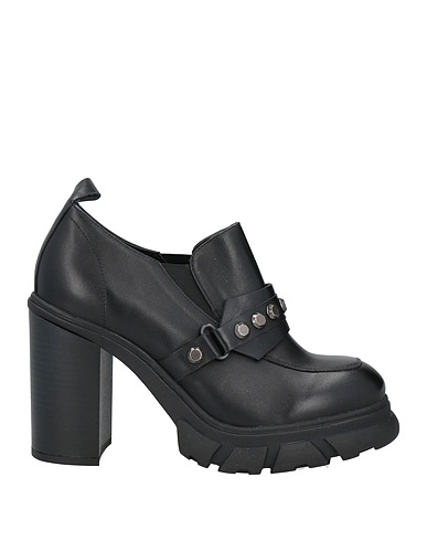 CAFèNOIR Loafers Black Leather