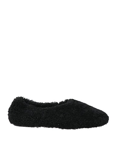 FUR DELUXE Ballerinas Schwarz Schaffell