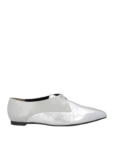 ROBERT CLERGERIE Stringate Argento Pelle