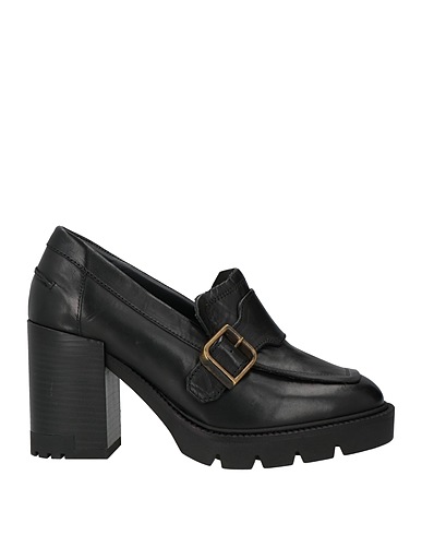 JANET & JANET Loafers Black Calfskin
