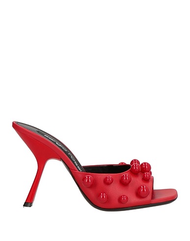 SERGIO ROSSI Sandals Red Leather