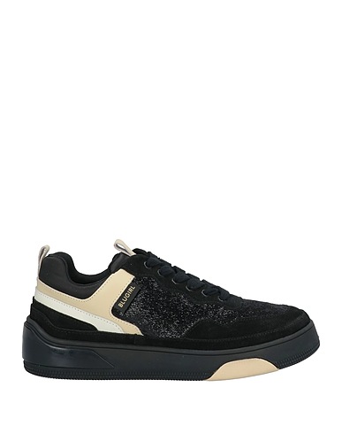 BLUGIRL Sneakers Black Cow leather, Textile fibers