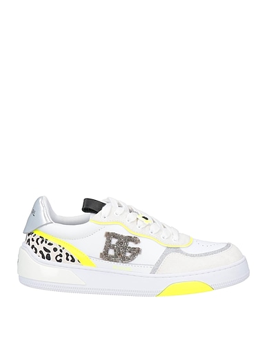 BLUGIRL Sneakers Weiß Leder, Synthetische Fasern