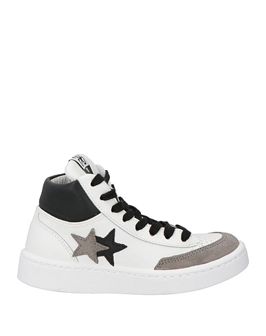 2STAR Sneakers White Leather