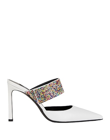 SERGIO ROSSI Mules and clogs White Leather