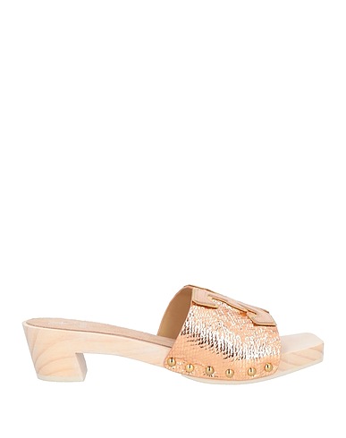 FABI Mules und Clogs Kupfer Leder