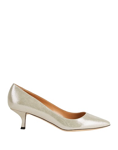 SERGIO ROSSI Court Platinum Leather