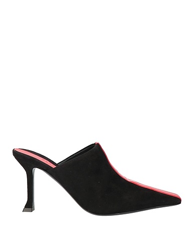 FERRAGAMO Mules and clogs Black Leather