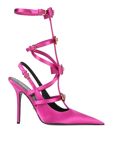 VERSACE Court Magenta Leather, Textile fibres