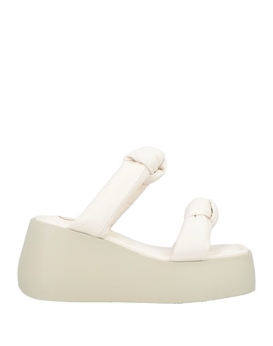 OA NON-FASHION Sandals White Calfskin