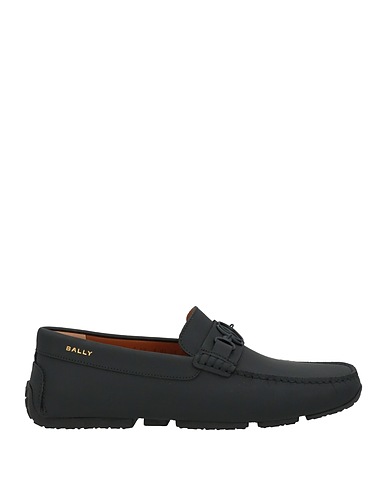 BALLY Loafers Black Calfskin