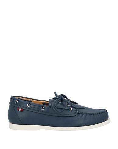 BALLY Loafers Navy Calfskin