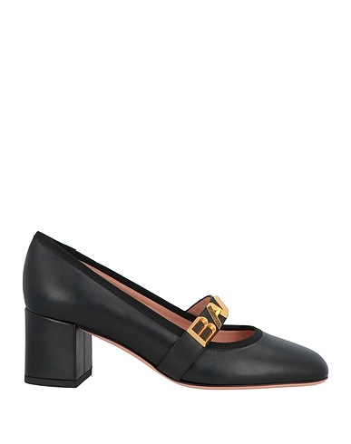 BALLY Court Black Lambskin