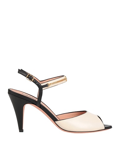 BALLY Sandals Cream Lambskin
