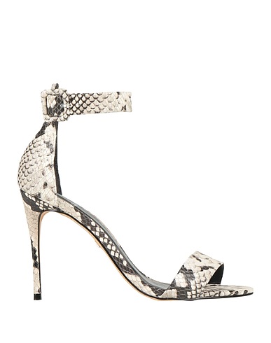 CARRANO Sandals Light grey Leather