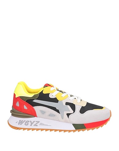 W6YZ Sneakers Grigio chiaro Pelle, Fibre tessili, Fibre sintetiche