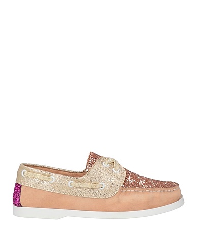 DIVINE FOLLIE Loafers Light pink Textile fibres