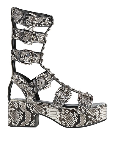 JEFFREY CAMPBELL Sandals Light grey Textile fibers
