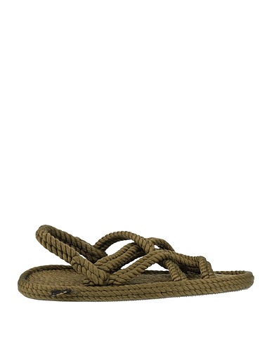 BOHONOMAD Sandali Verde militare Fibre tessili