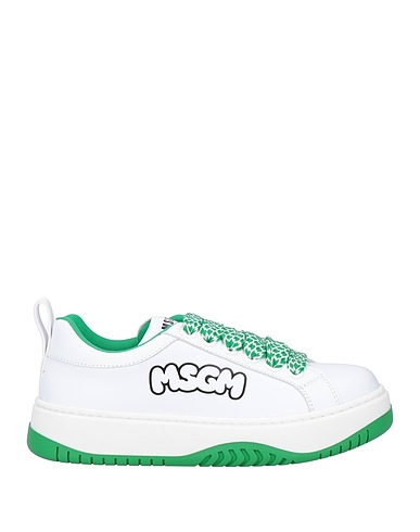 MSGM Sneakers White Leather