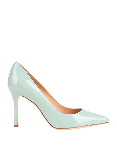 SERGIO ROSSI Décolleté Verde salvia Pelle