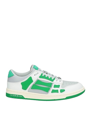 AMIRI Sneakers White Leather, Textile fibres