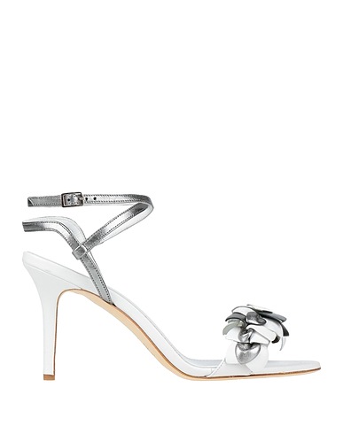 THE SELLER Sandals White Leather