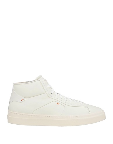 SANTONI Sneakers OFF WHITE Leather