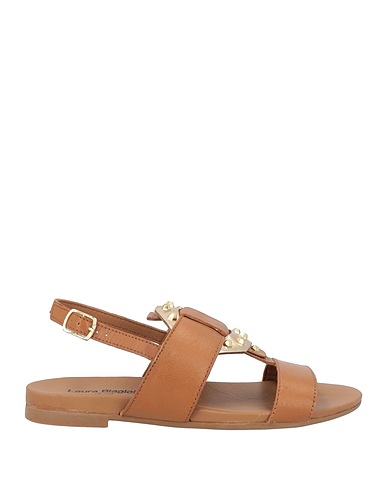 LAURA BIAGIOTTI Sandals Tan Leather