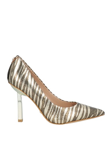GUESS Pumps Platin Leder