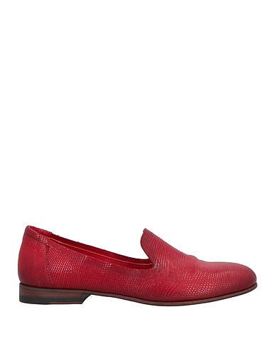 PANTANETTI Loafers Red Leather
