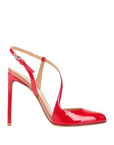 FRANCESCO RUSSO Court Red Leather