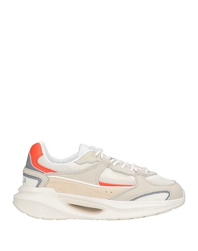 D.A.T.E. Sneakers Ivory Leather, Textile fibers