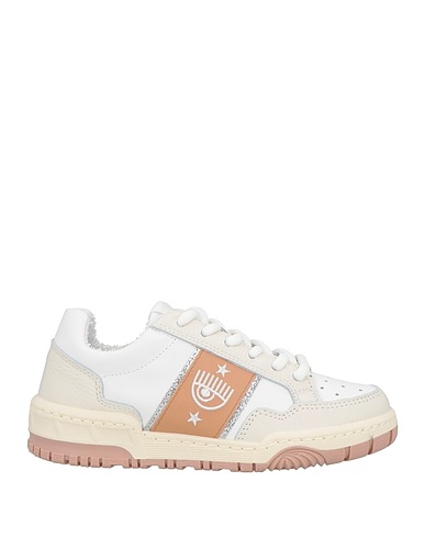CHIARA FERRAGNI Sneakers Ivory Leather