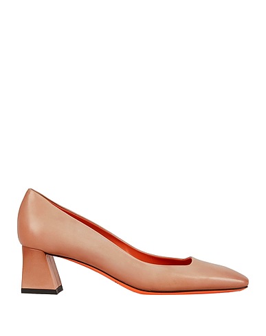 SANTONI Court Beige Leather