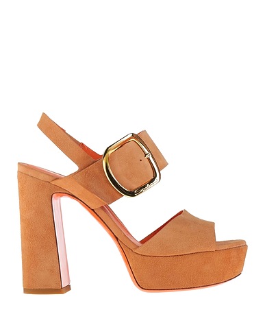 SANTONI Sandals Apricot Leather