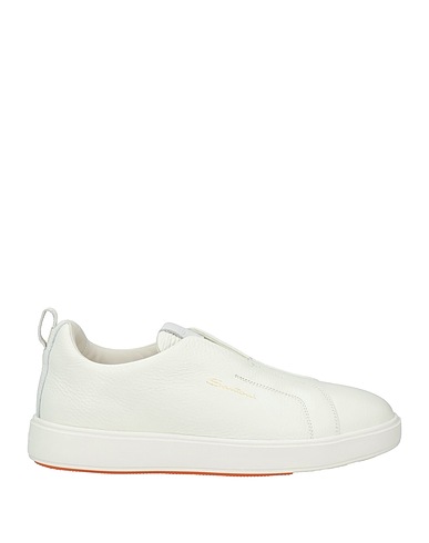 SANTONI Sneakers Off white Leather