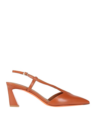 SANTONI Pump Brown Leather