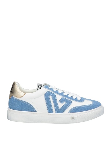 EMANUÉLLE VEE Sneakers Blu Pelle, Fibre tessili