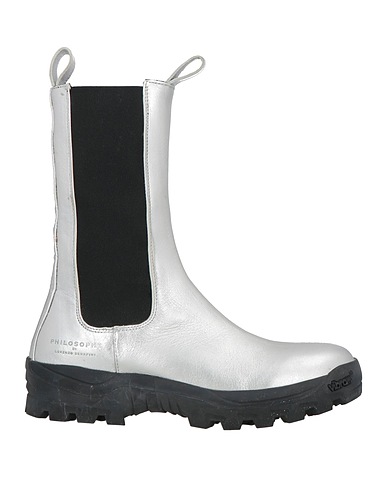 PHILOSOPHY di LORENZO SERAFINI Ankle boot Silver Leather