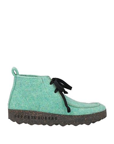 ASPORTUGUESAS Ankle boot Light green Textile fibers