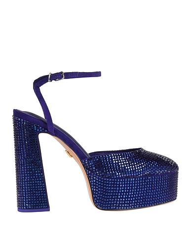 LOLA CRUZ Pump Dark purple Leather