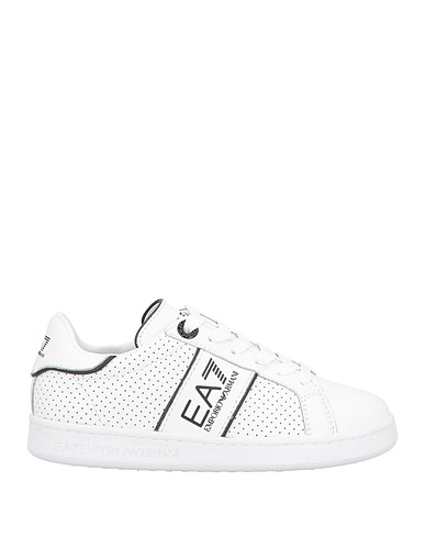 EA7 Sneakers Weiß 100% Rindsleder