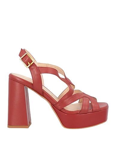 MATTEO PITTI Bologna Sandals Brick red Leather