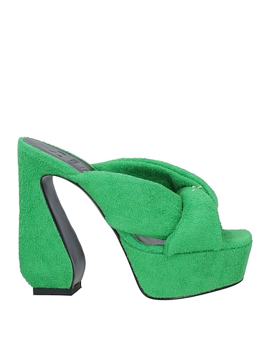 SI ROSSI by SERGIO ROSSI Sandals Green Textile fibres