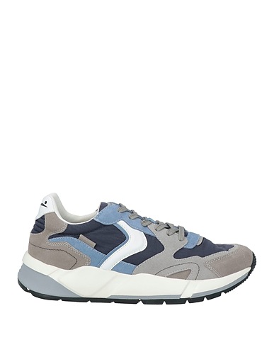VOILE BLANCHE Sneakers Grigio chiaro Pelle, Fibre tessili