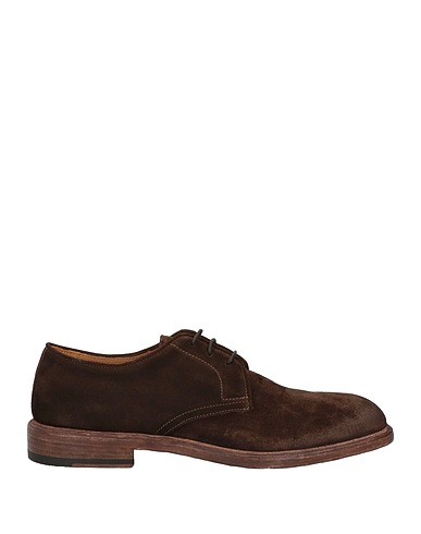 CORVARI Laced shoes Chocolate brown Leather
