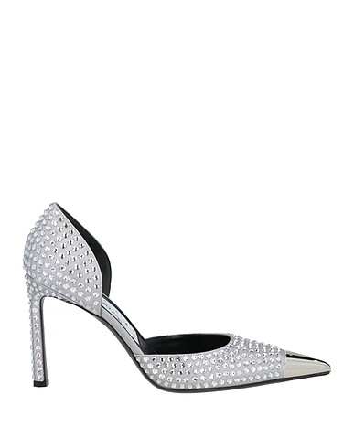 AREA x SERGIO ROSSI Court Light grey Textile fibres